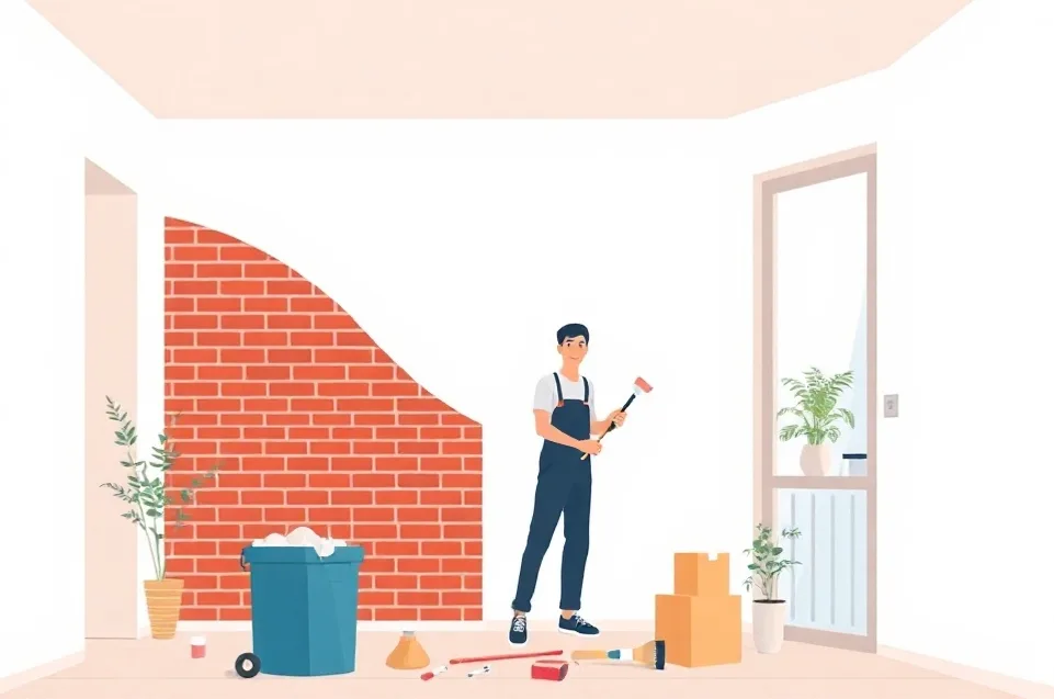 Intérieur rénové après travaux de peinture à Lognes